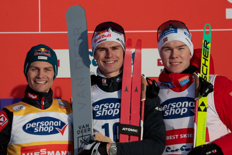 Johannes Lamparter (AUT), Vinzenz Geiger (GER), Jens Luraas Oftebro (NOR), (l-r)