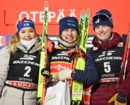 Minja Korhonen (FIN), Ida Marie Hagen (NOR), Alexa Brabec (USA), (l-r)