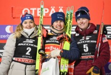Minja Korhonen (FIN), Ida Marie Hagen (NOR), Alexa Brabec (USA), (l-r)