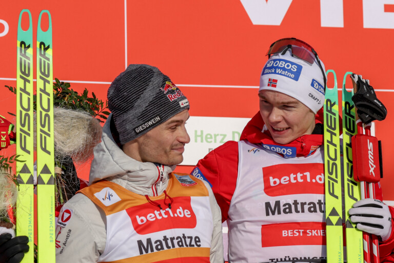 Johannes Lamparter (AUT), Jens Luraas Oftebro (NOR), (l-r)