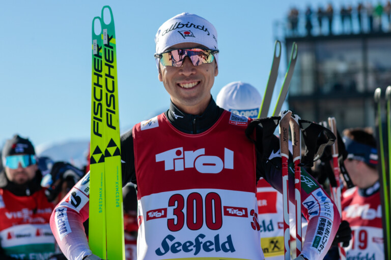 Akito Watabe (JPN) bestritt seinen 300. Weltcup.