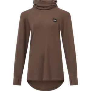 Eivy Damen Icecold Wool Gaiter Rib Longsleeve