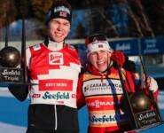 Jens Luraas Oftebro (NOR), Ida Marie Hagen (NOR), (l-r)