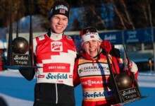 Jens Luraas Oftebro (NOR), Ida Marie Hagen (NOR), (l-r)