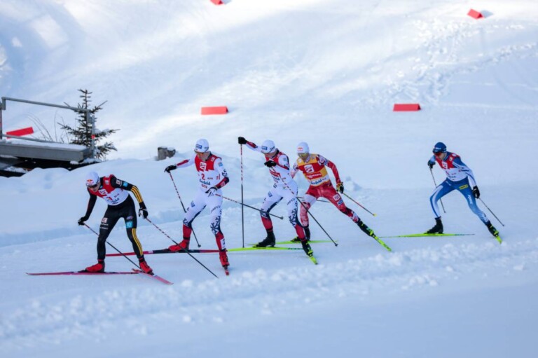 Vinzenz Geiger (GER), Einar Luraas Oftebro (NOR), Jens Luraas Oftebro (NOR), Johannes Lamparter (AUT), Ilkka Herola (FIN), (l-r)