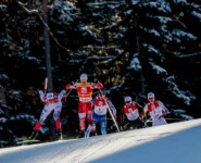 Jens Luraas Oftebro (NOR), Johannes Lamparter (AUT), Ilkka Herola (FIN), Vinzenz Geiger (GER), Einar Luraas Oftebro (NOR), (l-r)