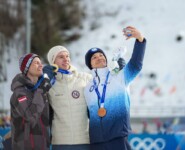 Johannes Lamparter (AUT), Jens Luraas Oftebro (NOR), Eero Hirvonen (FIN), (l-r)