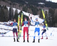 Johannes Lamparter (AUT), Jens Luraas Oftebro (NOR), Ilkka Herola (FIN), (l-r)