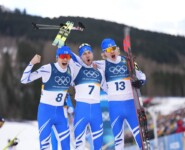 Eero Hirvonen (FIN), Ilkka Herola (FIN), Wille Karhumaa (FIN), (l-r)
