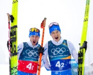 Silber für Eero Hirvonen (FIN) und Ilkka Herola (FIN), (r-l)