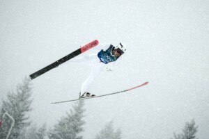 Benjamin Loomis (USA) im letzten Wettkampf seiner Karriere