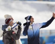 Johannes Lamparter (AUT), Jens Luraas Oftebro (NOR), Ilkka Herola (FIN), (l-r)