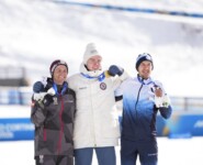 Johannes Lamparter (AUT), Jens Luraas Oftebro (NOR), Ilkka Herola (FIN), (l-r)