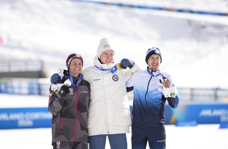Johannes Lamparter (AUT), Jens Luraas Oftebro (NOR), Ilkka Herola (FIN), (l-r)