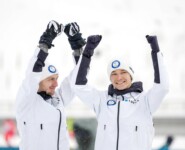 Silber für Eero Hirvonen (FIN) und Ilkka Herola (FIN), (r-l)