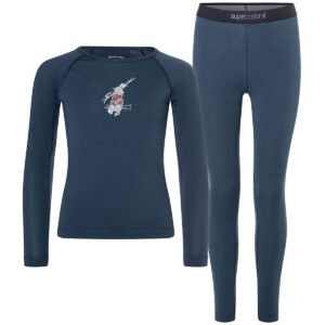 Super.Natural Kinder Tundra175 Ski Bunny Unterwäsche Set