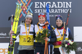 Anna Endreß gewinnt sensationell den Engadin Skimarathon, Hedegart mit Favoritensieg