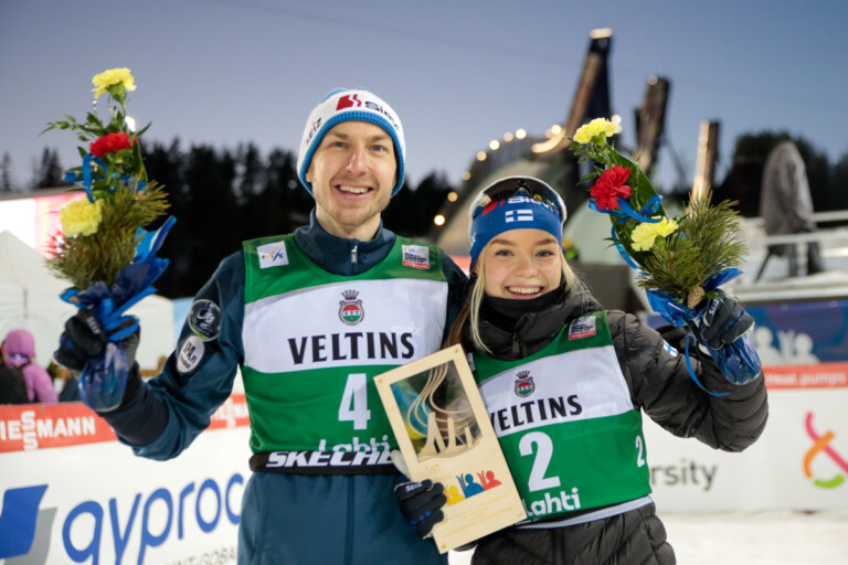 Ilkka Herola (FIN), Minja Korhonen (FIN), (l-r)