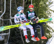 Johannes Lamparter (AUT), Johannes Rydzek (GER), (l-r)