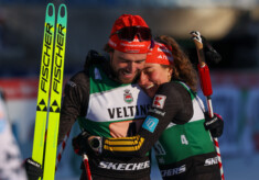 Johannes Rydzek (GER), Nathalie Armbruster (GER), (l-r)