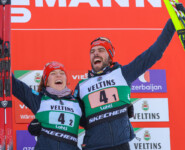 Nathalie Armbruster (GER), Johannes Rydzek (GER), (l-r)