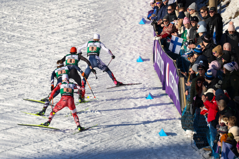 Johannes Lamparter (AUT), Niklas Malacinski (USA), Johannes Rydzek (GER), Einar Luraas Oftebro (NOR), (l-r)