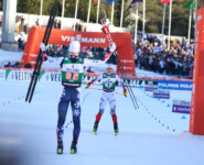 Jens Luraas Oftebro (NOR), Ida Marie Hagen (NOR), (l-r)