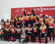 Sieger Nationenwertung Herren: Johannes Lamparter (AUT) und Team Österreich