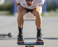 Johannes Rydzek (GER) 2025 beim Training in Einsiedeln (SUI)