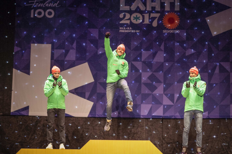 Johannes Rydzek (GER) in Lahti (FIN), 2017