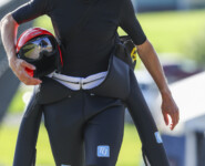 Johannes Rydzek (GER) 2025 beim Training in Einsiedeln (SUI)