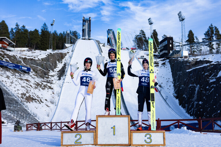Herman Happonen (FIN), Iacopo Bortolas (ITA), Kasper Moen Flatla (NOR) (l-r)