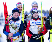 Claudia Purker (AUT), Fabio Obermeyr (AUT), Lisa Hirner (AUT), Christian Deuschl (AUT), (l-r)