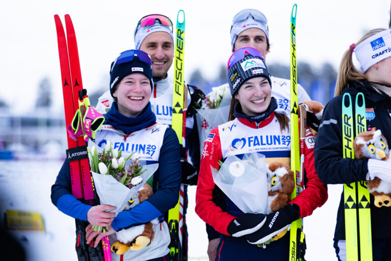 Claudia Purker (AUT), Fabio Obermeyr (AUT), Lisa Hirner (AUT), Christian Deuschl (AUT), (l-r)