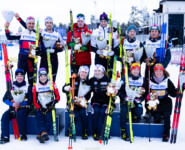 Team AUT, Team NOR, Team D (l-r)