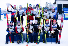 Team AUT, Team NOR, Team D (l-r)