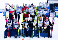 Team AUT, Team NOR, Team D (l-r)