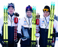 Joergen Berget Storsveen (NOR), Kasper Moen Flatla (NOR), Jens Dahlseide Kvamme (NOR), (l-r)