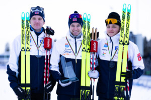 Joergen Berget Storsveen (NOR), Kasper Moen Flatla (NOR), Jens Dahlseide Kvamme (NOR), (l-r)