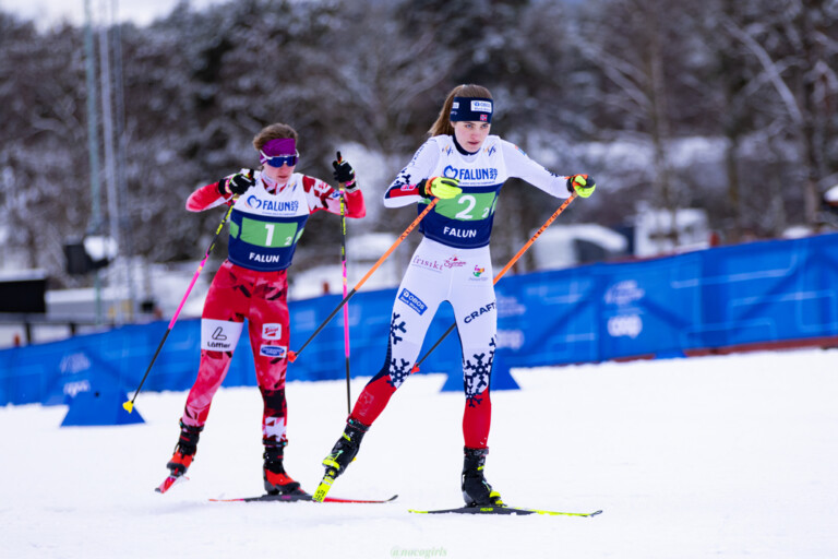 Claudia Purker (AUT), Mille Marie Hagen (NOR), (l-r)