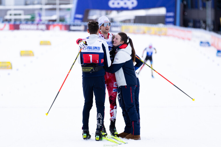 Christian Deuschl (AUT), Lisa Hirner (AUT) (l-r)