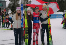Team österreich: Eva-Maria Holzer (AUT), Katharina Gruber (AUT), Andreas Gfrerer (AUT), David Thür (AUT) (l-r)