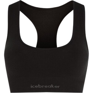 Icebreaker Merino Blend 260 Zoneknit Damen Sport-BH (Schwarz S) Sport-BHs