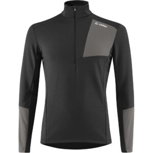 Löffler Tech-Merino Herren Funktionsshirt (Schwarz 56 Größe) Funktionsunterhemden