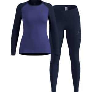 Odlo Active Warm Special Set Damen Funktionsunterwäsche (Blau XL) Funktionsunterhose