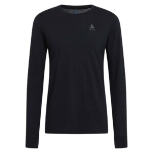 Odlo Natural Merino 200 Herren Funktionsshirt (Schwarz XL Größe) Funktionsunterhemden