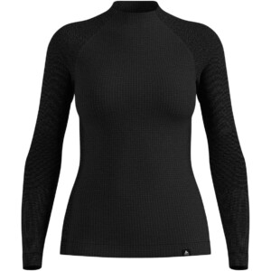 Odlo Seamless Performance Wool Damen Funktionsunterwäsche (Schwarz L Größe) Funktionsunterhemden