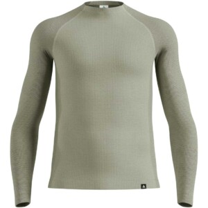 Odlo Seamless Performance Wool Herren Funktionsshirt (Khaki S Größe) Funktionsunterhemden
