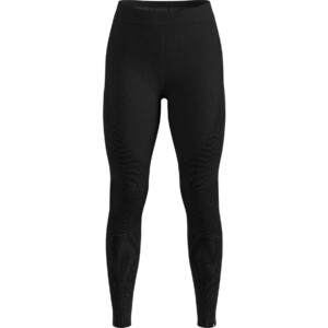 Odlo Seamless Performance Wool Long Damen Funktionsunterhose (Schwarz XS Größe)