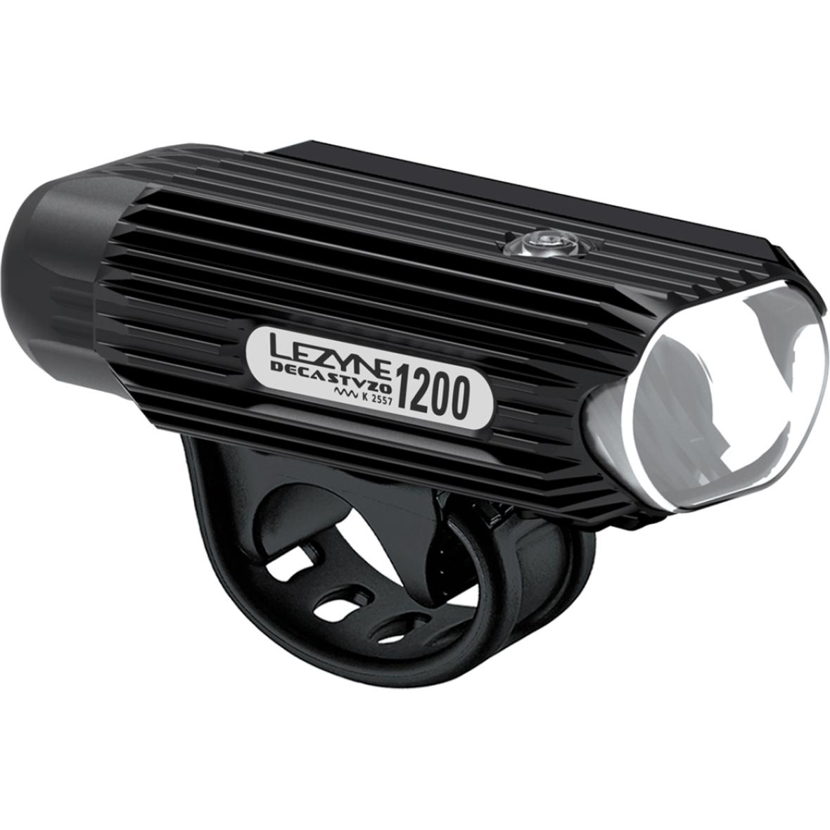 Lezyne Deca1200 Y18 Front StVZO Fahrradlicht Unisex (Schwarz one size) Fahrradbeleuchtung